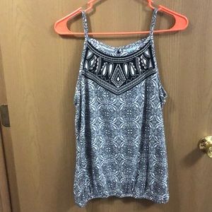 High neck tank top